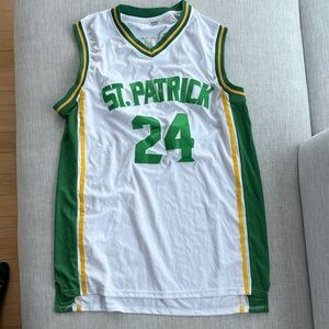 St. Patrick Green and White Jersey Kyrie Irving